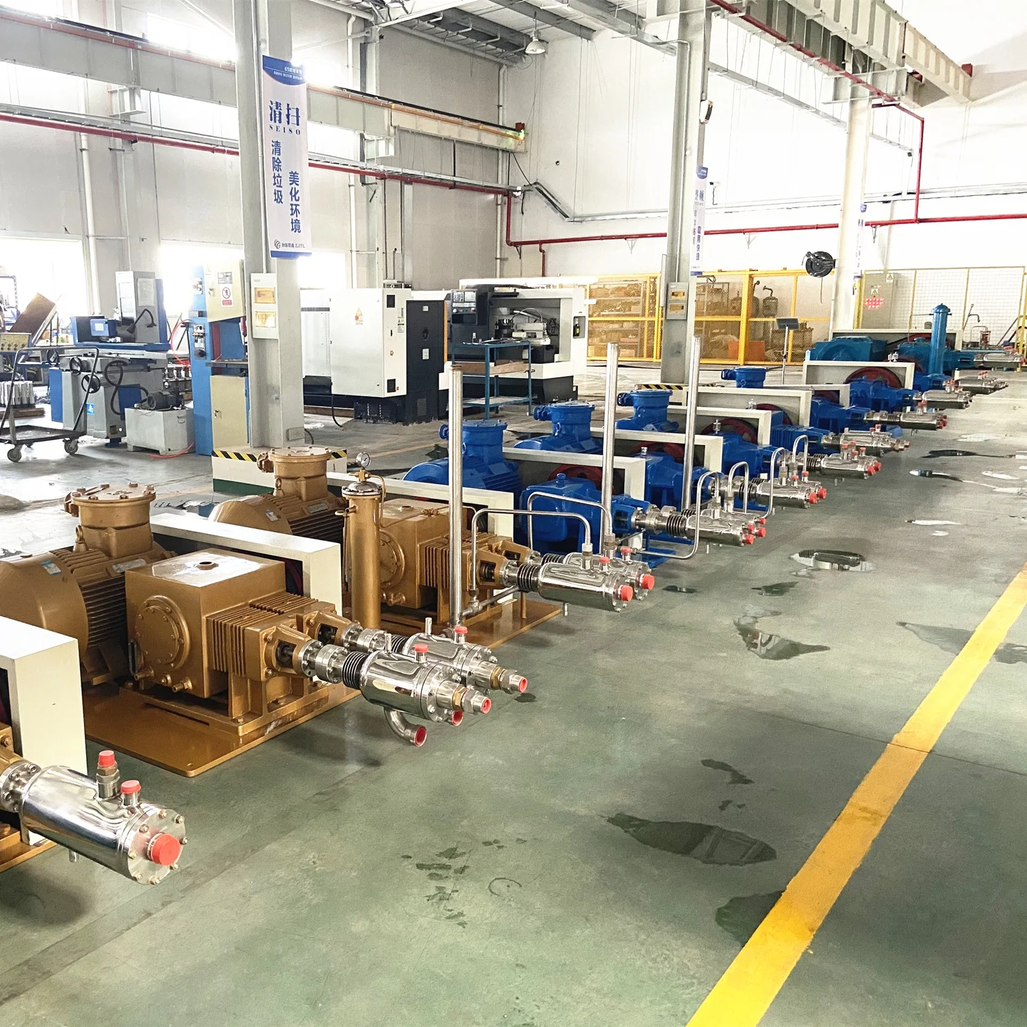 Liquid Oxygen Nitrogen Argon Gas Cylinder Filling Station Pumps Puming Skid High Pressure LCO2 Carbon Dioxide Pumping Units