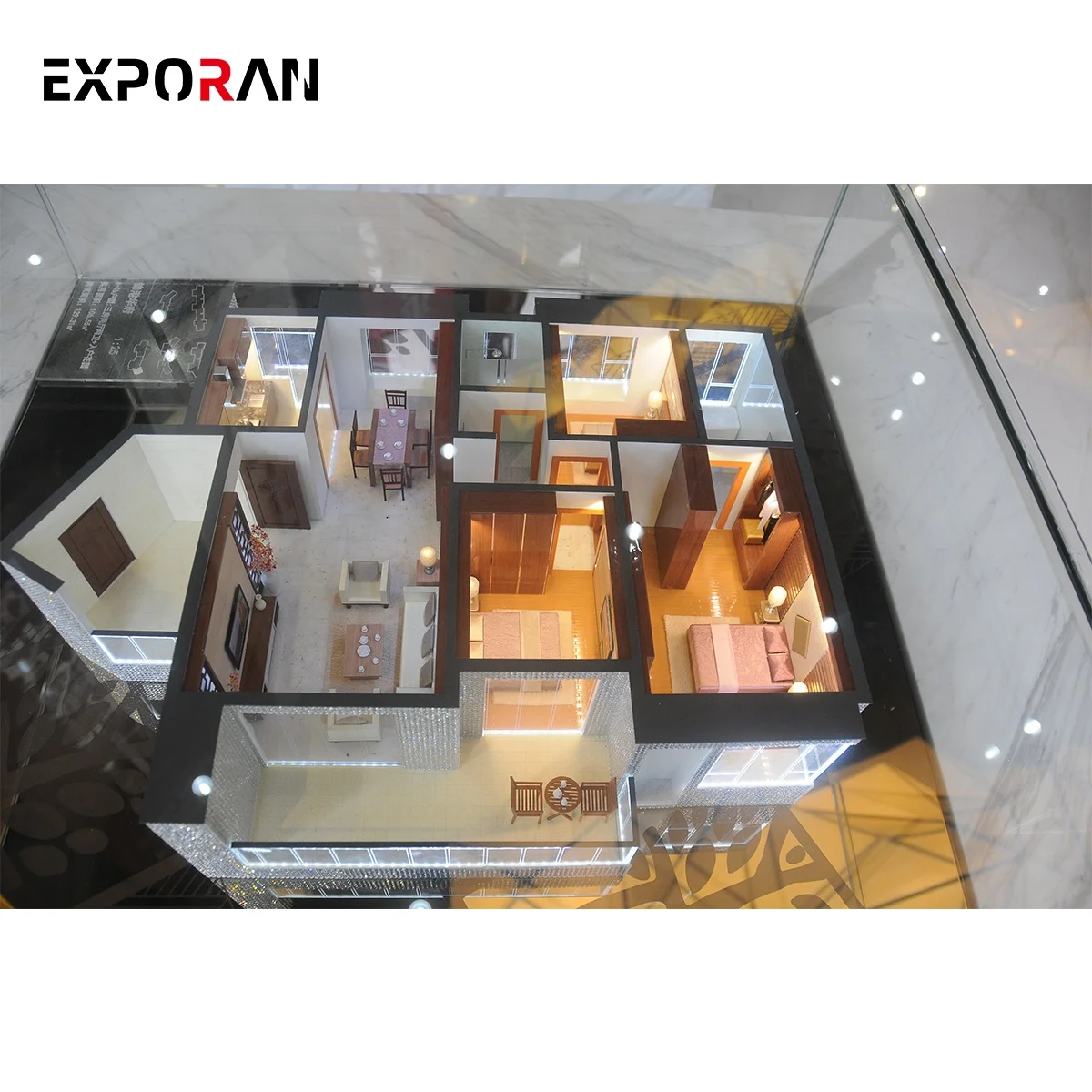 Модель здания в масштабе Хо, миниатюрная мебель, Индивидуальная модель, миниатюрная модель дизайна мебели