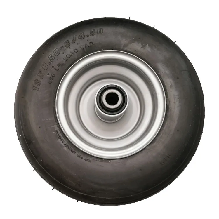 High Quality Seeder Planter Grain Drill Sower Broad Caster 13x6.50-6 Solid Semi Pneumatic Rubber Wheels