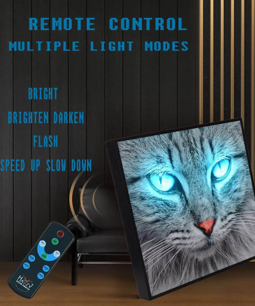 Cheap modern style digital printing canvas wall art canvas with led light and bluetooth for home