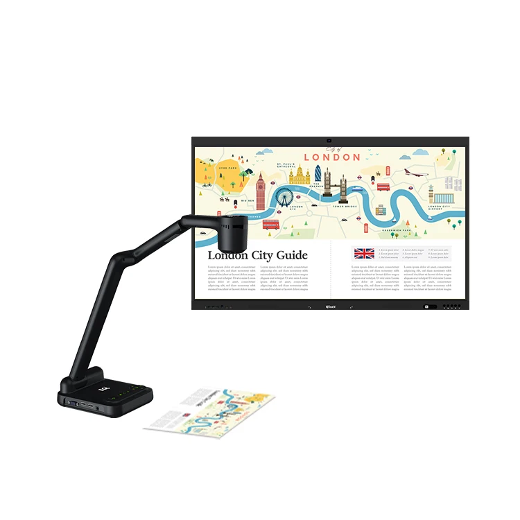 High Speed Amazing Image Quality Book Scanner a3 Document Camera Module with LED Fill-in Light