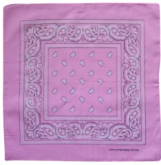 100% cotton hair accessories bulk head hair band men femme printing custom bandana scarf for women