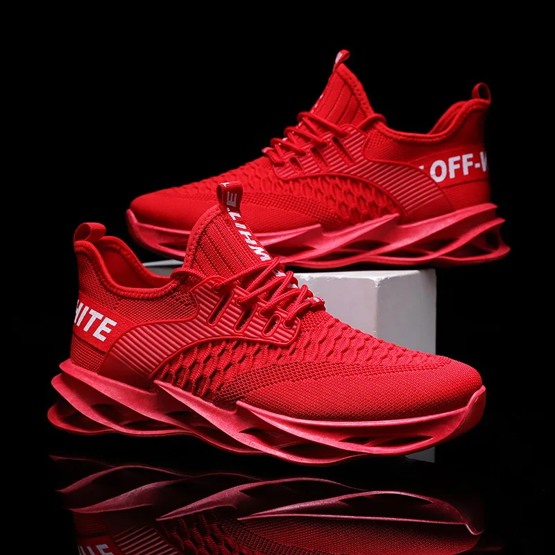 
2021 New Fashion Sneakers Mesh Upper Breathable Men Casual Running Shoes Sports 
