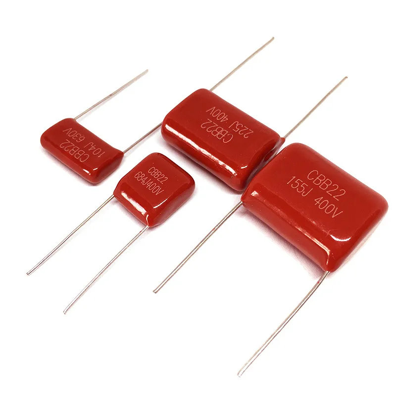 Lorida Factory Custom CBB22 104J 250V 400V P7.5 P10 0.1UF100NF 104k 310v polyester power thin polypropylene film capacitor