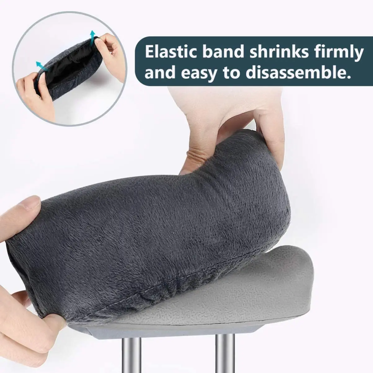 Universal Crutch Underarm Pad and Hand Grip Covers - Luxurious Soft crutch pads for crutches padding fluffy