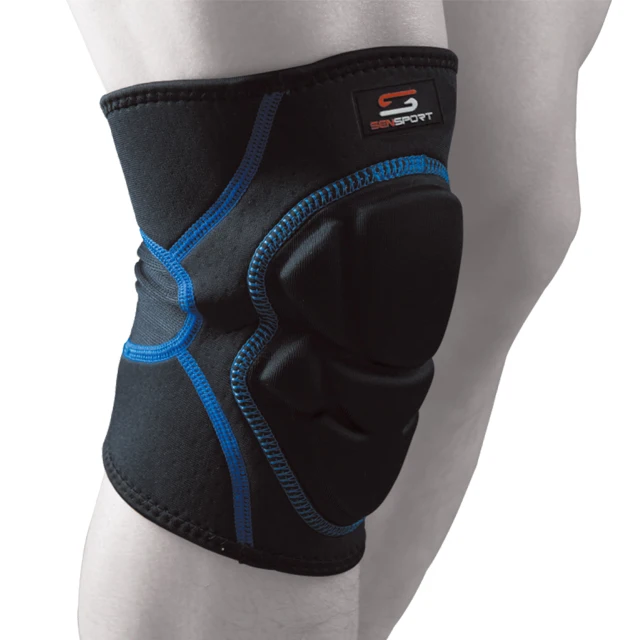New design rubber knee support Sports wholesale Knee sleeve nylon knee brace