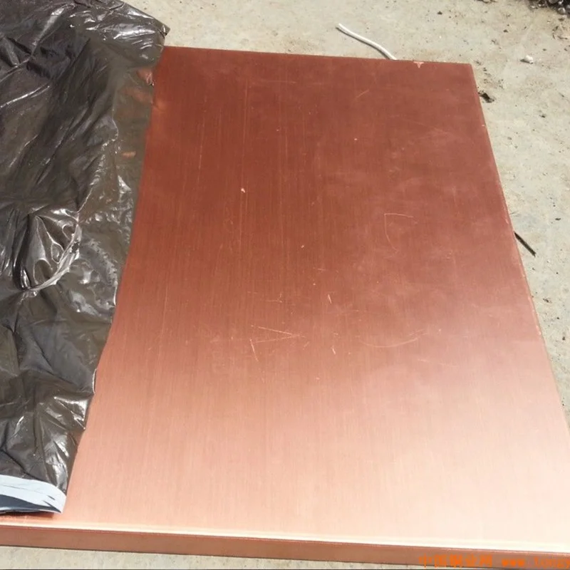 20Kgf / Mm 2 Ultimate Strength and Plate Shape 20mm thickness copper sheet