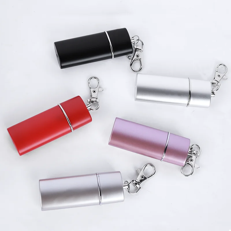 Metal ashtray portable mini key chain Carrying ashtray tray drawer box Portable ashtray key chain Outdoor cigarette wholesale
