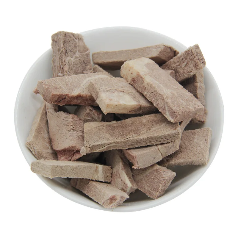 OEM Factory supply discount price freeze-dried beef chunks cat food dog snacks
