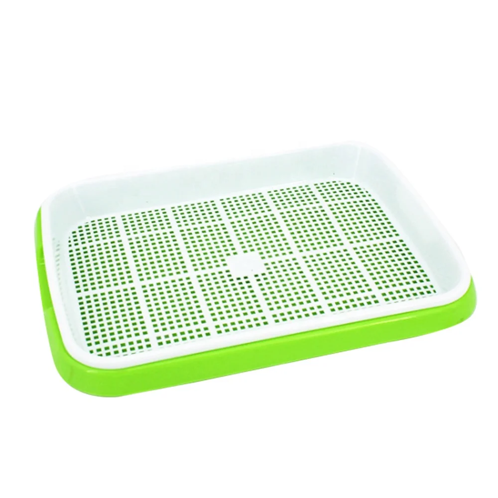 Home Kitchen DIY Bean Sprouts Culture PlasticTray Soilless cultivation hydroponic tray seedling tray Hydroponics Seeding Tray