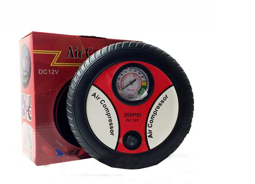 Hot Sale Air Compressor Tire Inflator 12V DV Car Pump For Bicycle and Other Inflatables Portable Air Pump Easy to Carry