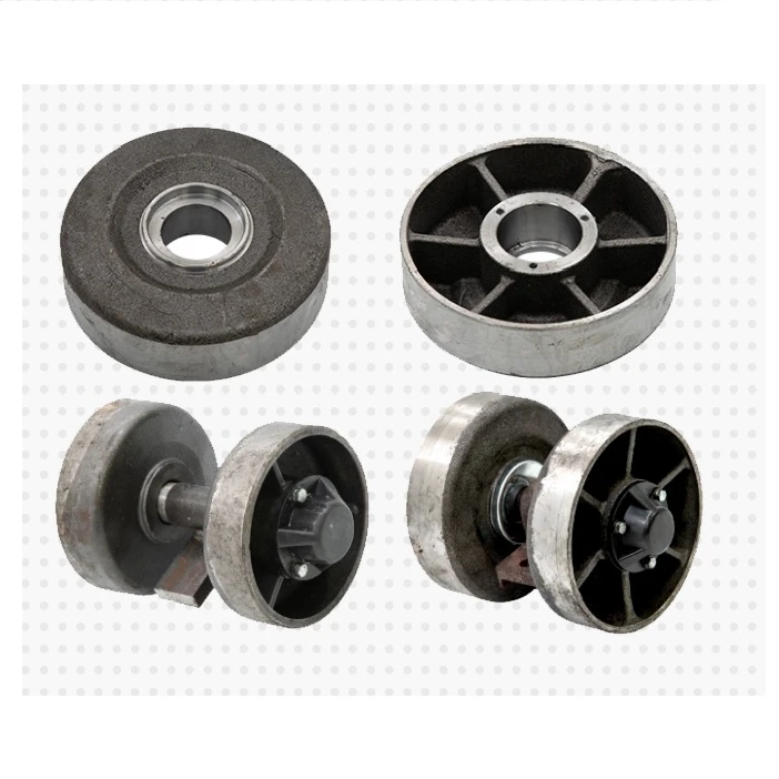 Mini Crawler Dumper Driving Wheel Rubber Track Undercarriage Track Roller Bearing Wheel