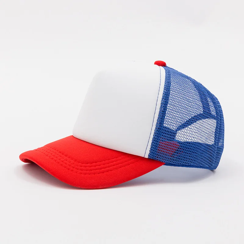 Wholesale hip hop Blank Custom Logo  Panel Sport Gorras Gorros embroidery cotton print Dad Baseball Mesh Foam Hat Trucker hat