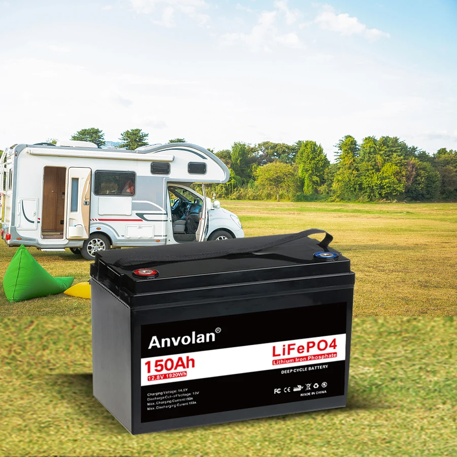 light weight waterproof long life cycles lithium battery  12v 150ah for household backup power