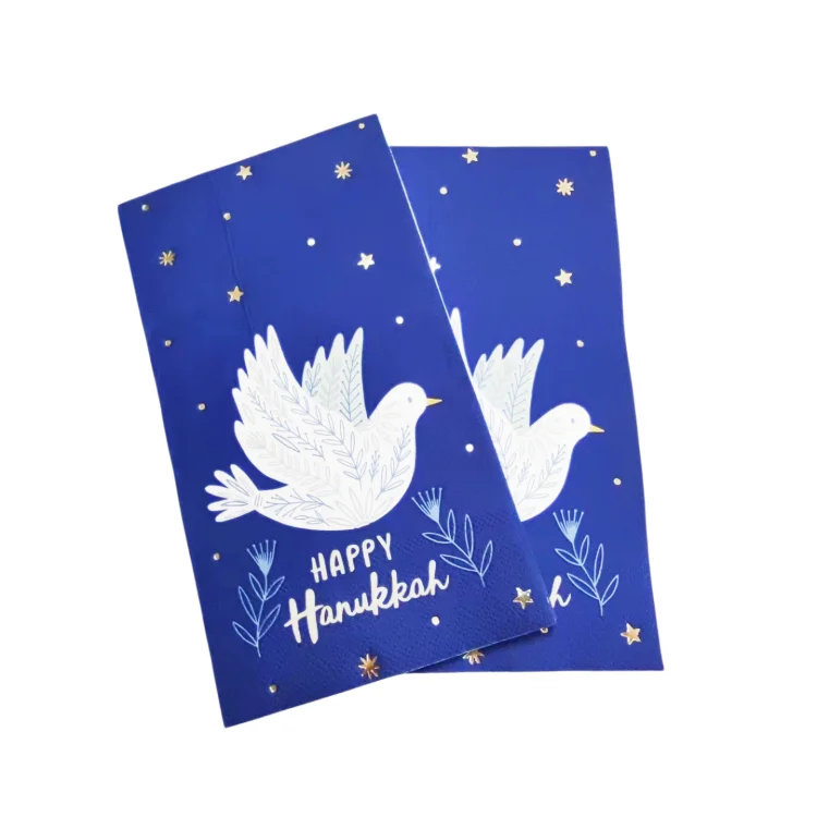 Factory Customized Restaurant 33x40cm Printed Tissue Paper Napkins