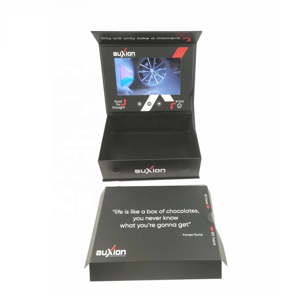 
Promotional Hardcover Lcd Video Box Lcd Display Video Box Video Presentation Box With Cheap Price 