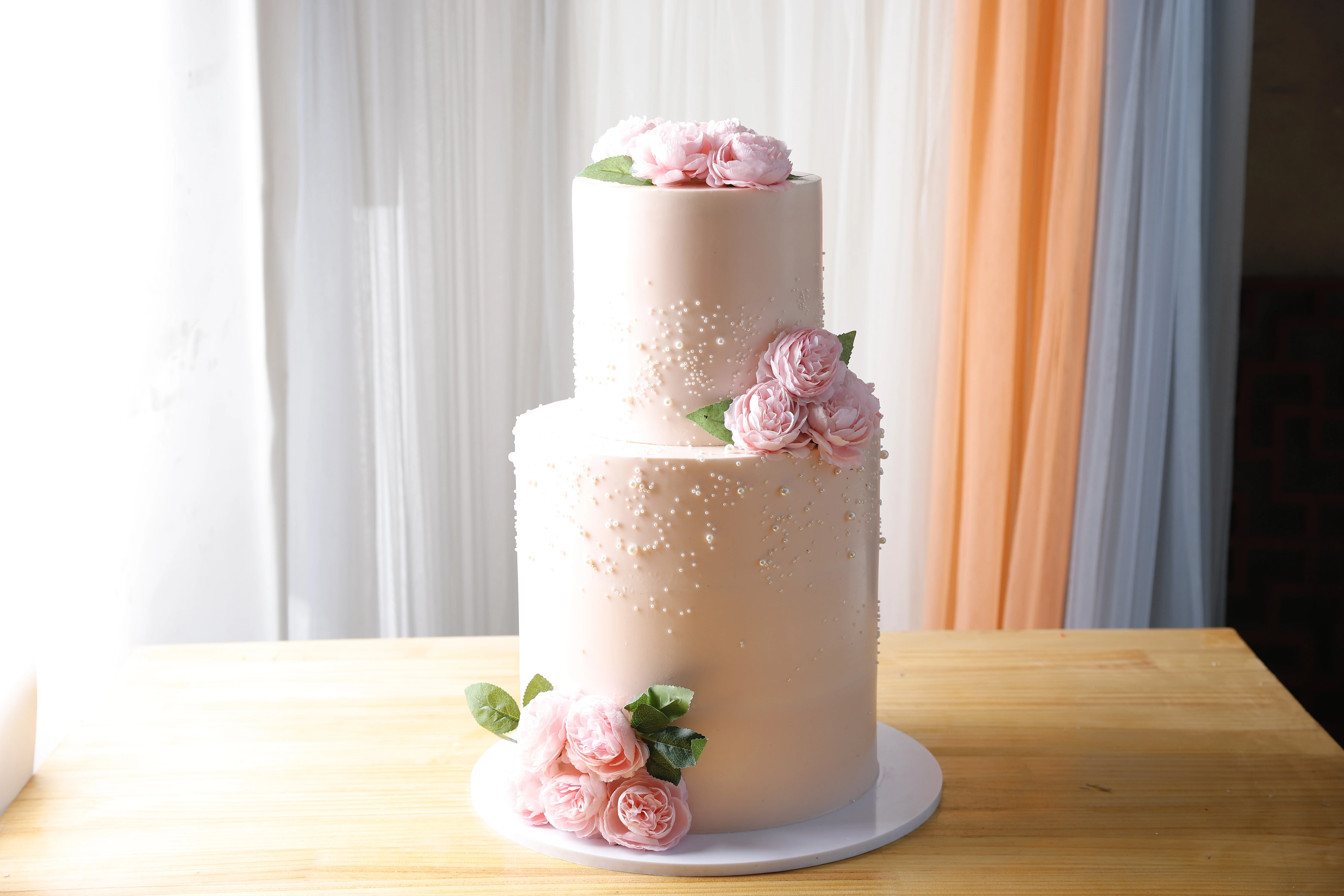 Customized Dummy Cake Fashionable Artificial Fake Cake for Birthday & Wedding Made of Durable Silicone for Window Display Sample