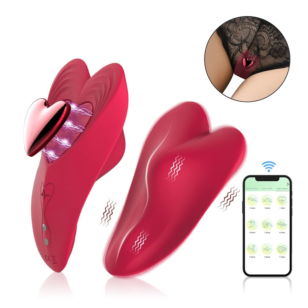 APP Remote Contral Wearable Panty Vibrator Wearable Panty Vibrator Clitoral G Spot Butterfly Vibrators Adult Sex Toy for Women