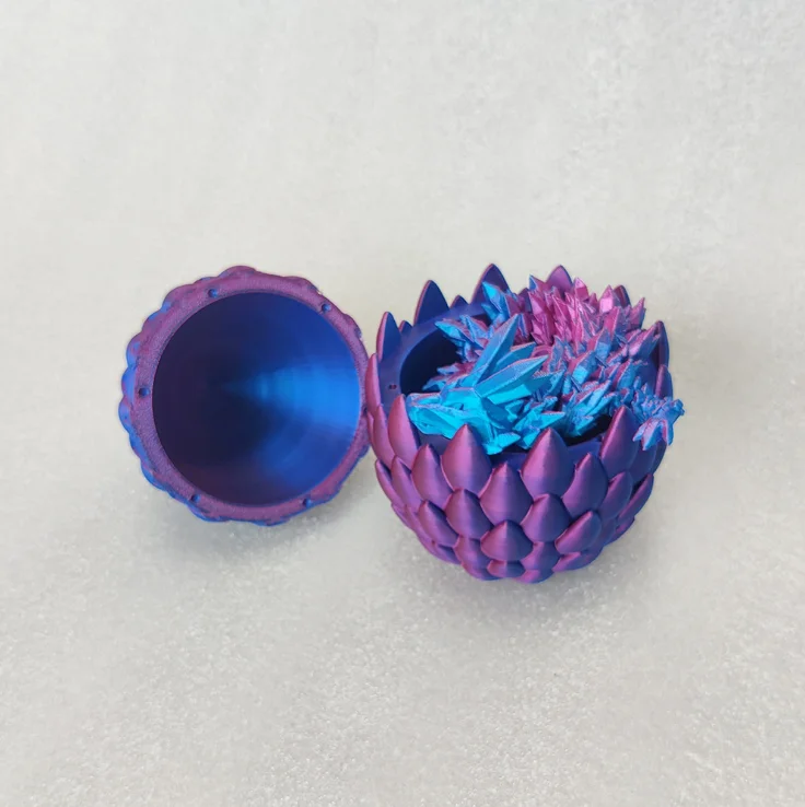 Оптовая продажа 3D Печатный Хрустальный дракон с яйцом 30 см и 60 коллекционные игрушки дракона услуга прототипирования