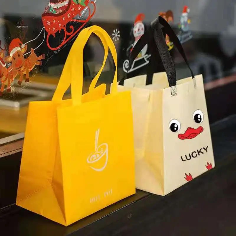 
NonWoven Fabric Bag Eco Friendly Non woven bag Custom Shopping Bag with Logo 
