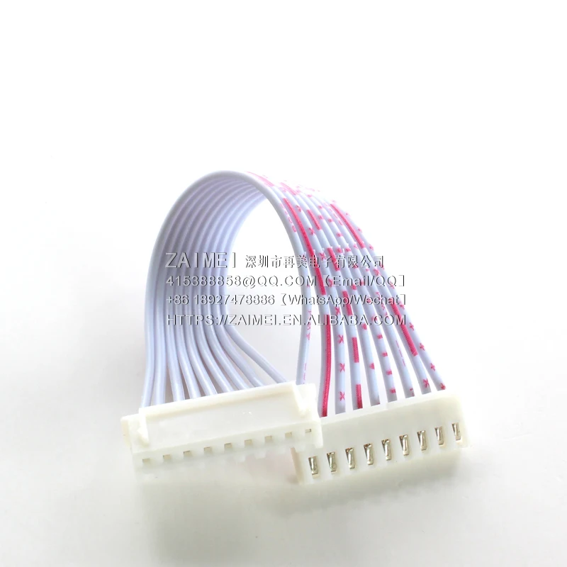 (1Bag=5Pcs) XH2.54 red and white cable connection cable length 10cm double head 9Pin