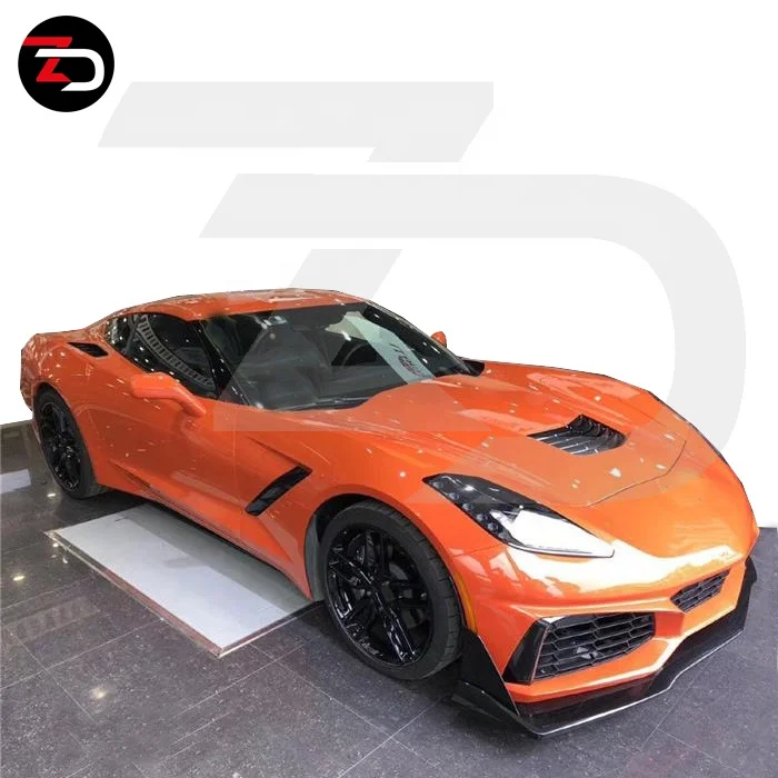 New Arrived ZR1 Front Bumper Body Kit For Corvette Convertible 2014-2019