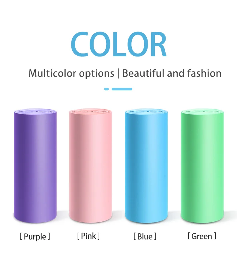 YIWU Tpe  Stretch Band Workout Resistance Exercise Fitness Rubber Bands Yoga Elastic Flat Resistance Bands