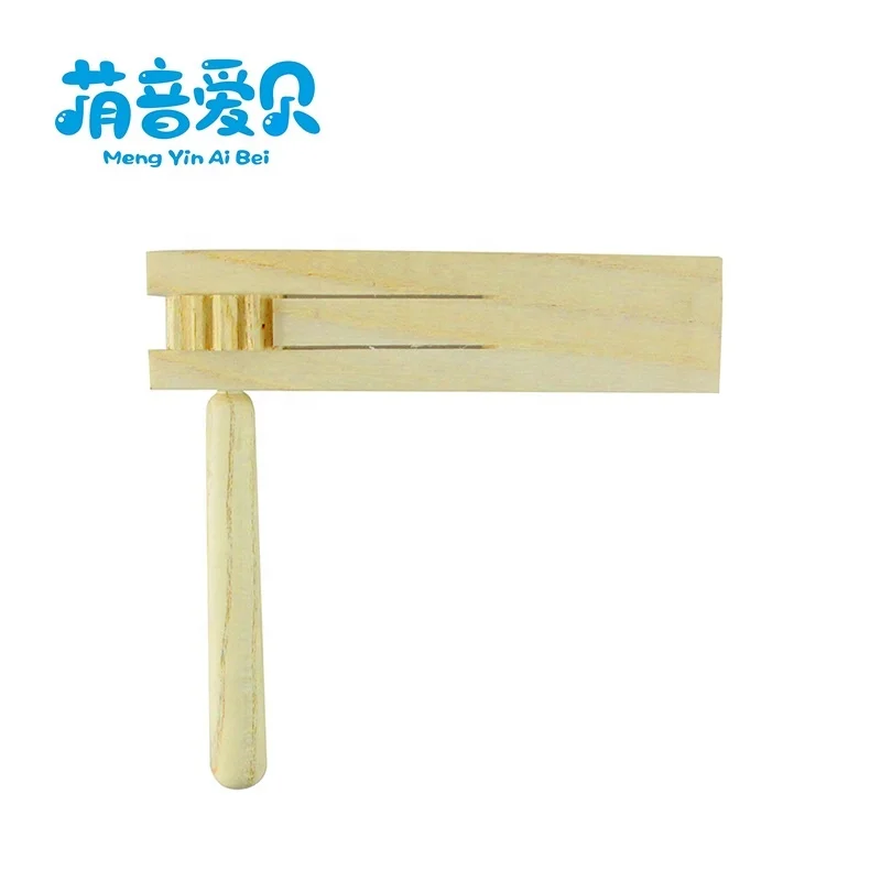 Kids Toy Educational Music Toys Instrument wooden noise maker wood ratchet