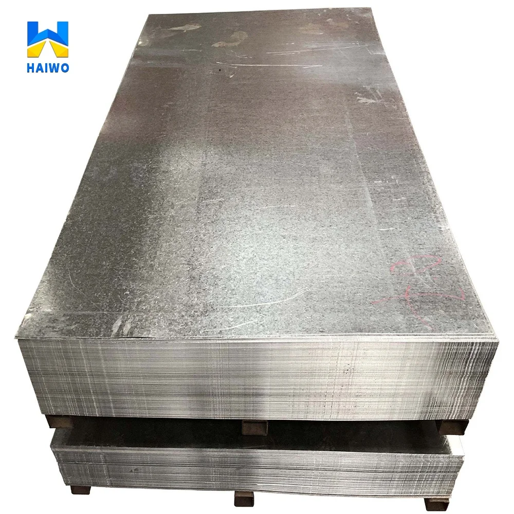 Haiwo Dx51D SGCC Z275 PPGI PPGL zero small regular big spangle Galvanized metal Zinc Coating steel sheet coil Color Steel Tile