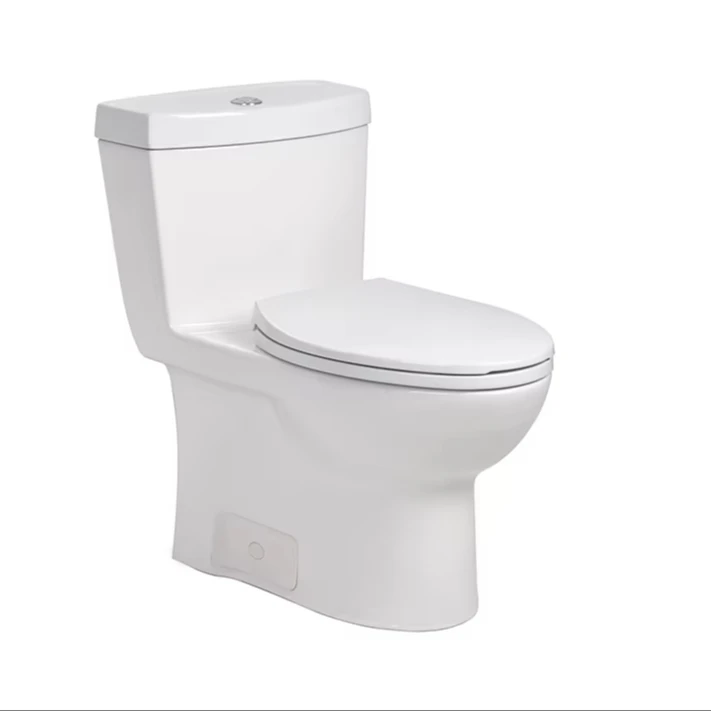 China produces high-quality white ceramic single-gear top pressure flush dynamic siphon 1 water efficiency monomer toilet