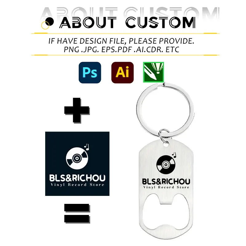 Custom Metal Keychain Bottle Opener with Logo Wholesale Cheap Beer Wine Bottle Opener Promotion Holiday Gift