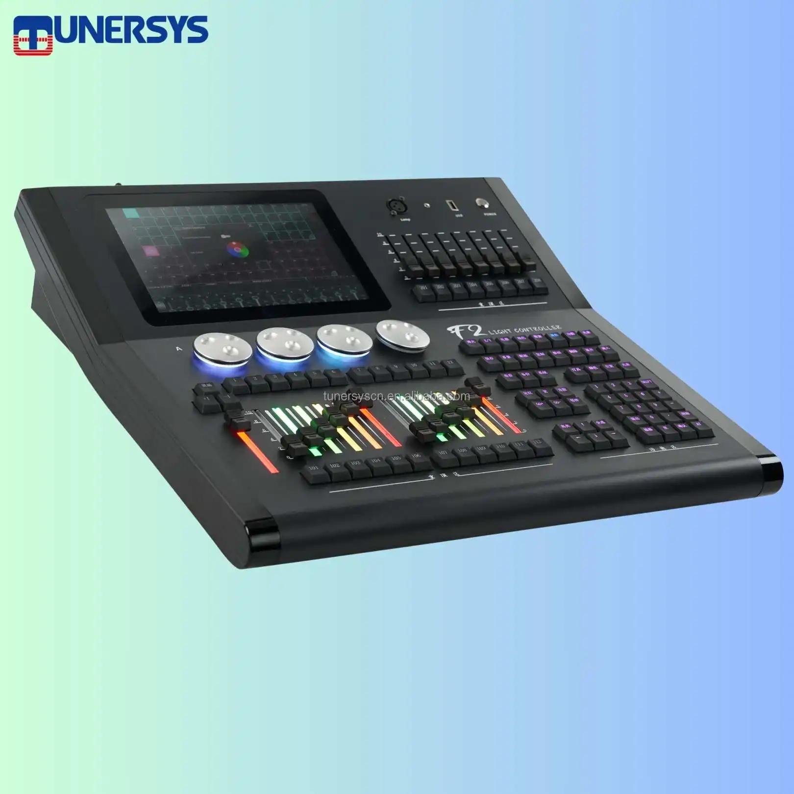 TUNERSYS Intelligent Lighting Controller Stage Light Dimmer Console Manual Type 220V/110V/240V Max 100W