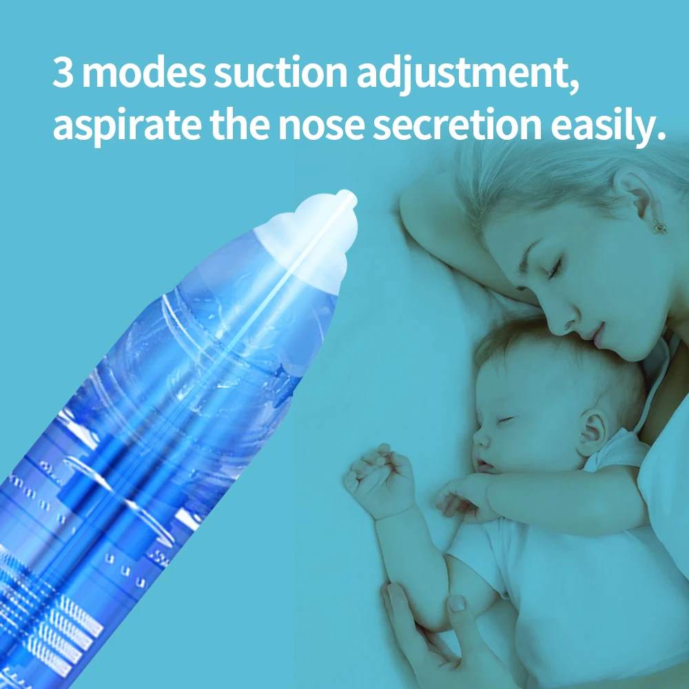 Professional USB Rechargeable Baby Nasal Aspirator Electric Nose Cleaner For Baby Health Care