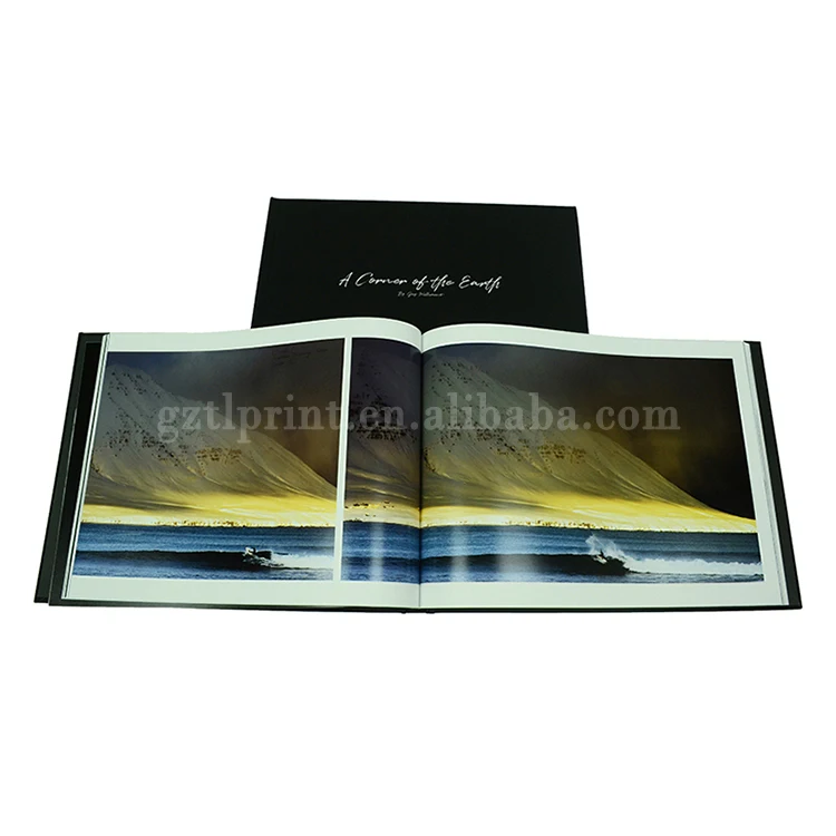 
Book printing service top quality photo book soft lamination coffee table book printing with embossing 