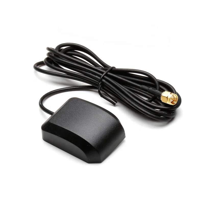 1575.42mhz 28dbi gps glonass navigation Magnet Adhesive RG174 cable SMA fakra connector GPS Antenna