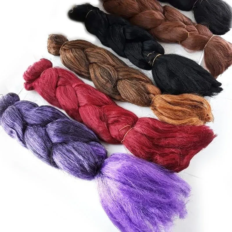 
399g Cabelo Tranca Sintetico Jumbao Box Braid PP Synthetic Hair 6 X Super Jumbo Braid 400g 