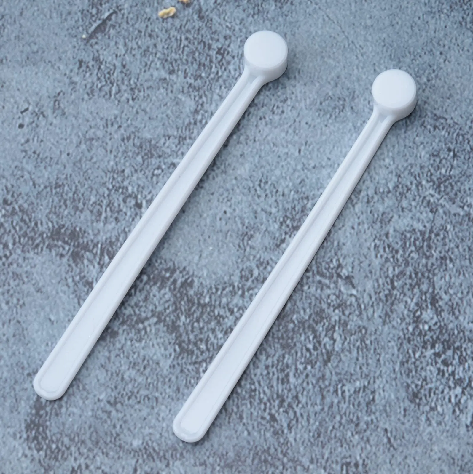 1/32 Teaspoon 0.15 mL Mini Measuring Spoons Micro Scoops for Jars Little Tiny Plastic Scoop for Cosmetics Medicines Spice