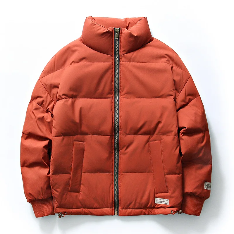 
YAPU 2021 outer wear winter casual thick outdoor youth puff warm hooded black gray white red padded duck down jacket 