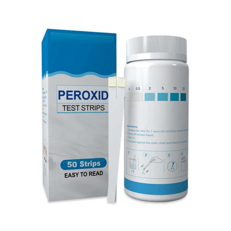 Pool Water quality hydrogen peroxide test paper H2O2 strips