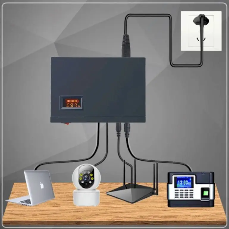 Мини-ИБП резервный аккумулятор питания 9 В 12 5 24 для Wi-Fi маршрутизатора POE cctv камеры OEM завод другие ИБП/инвертор резервного