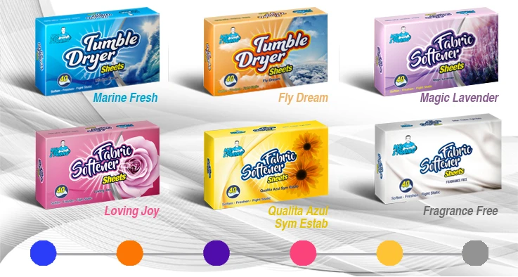 Antistatic Softening Laundry  Sheets dryer sheets