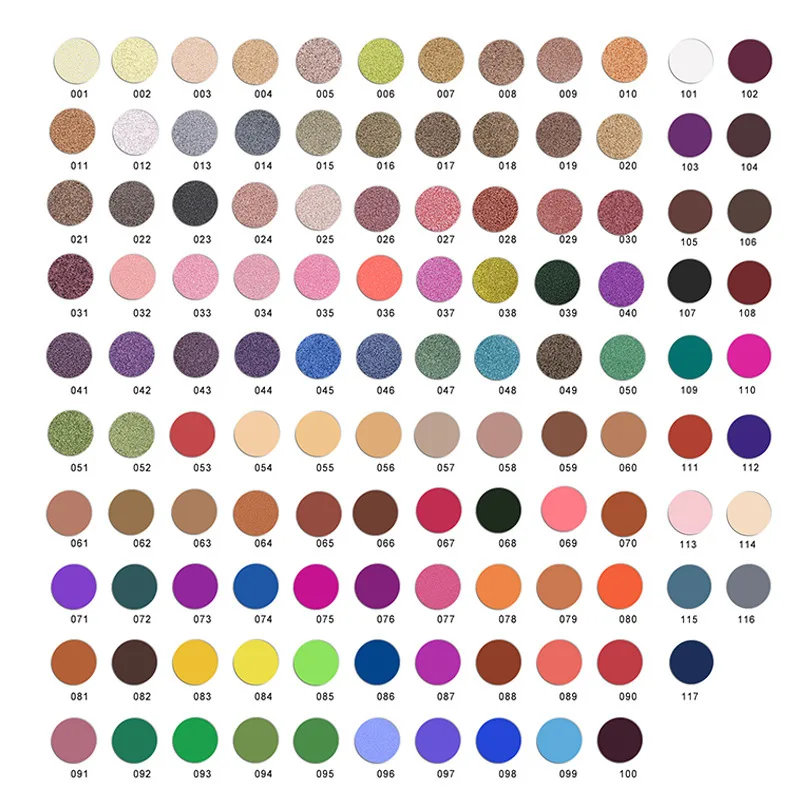 117 color monochrome eye shadow Pearl eye shadow monochrome eye shadow Support wholesale spot goods