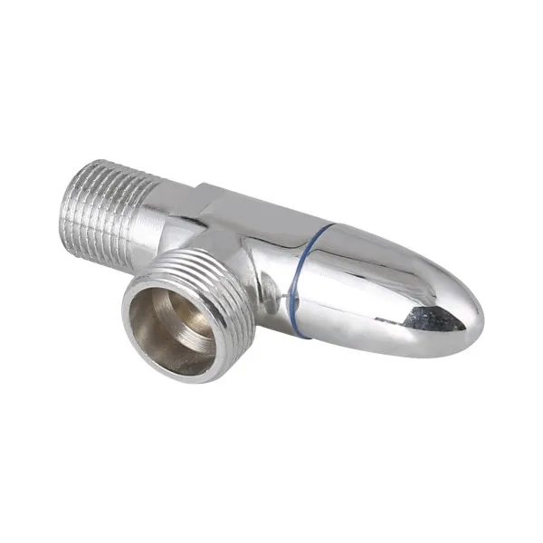 Most Popular 90 degree quick open 1/2 inch Chrome Plated Brass Angle Valve for european market
