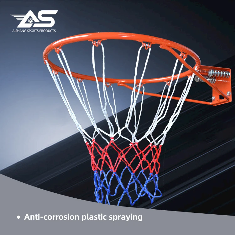 16mm Solid Steel Pole with Double Springs adjustable professional custom basketball ring