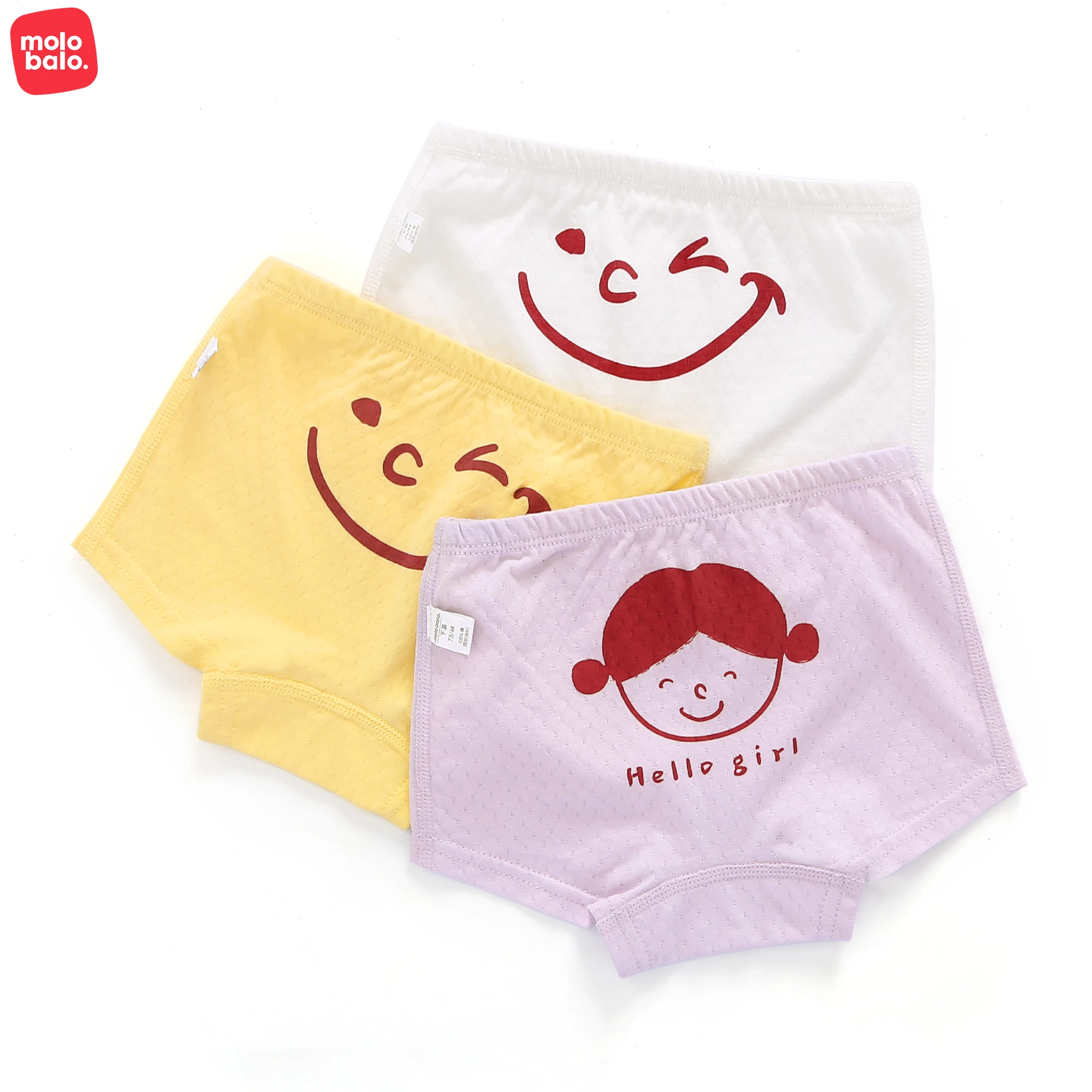 New Arrival 3 Picecs Kids Panties Boys Briefs 100% Cotton Underwear Lovely Cartoon Panties