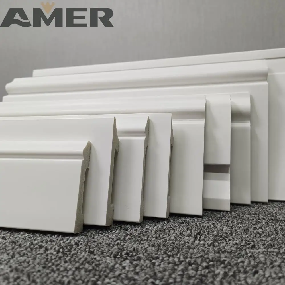 AMER High quality wholesale Manufacturers produce amer ps foam skirting pvc ps board spa line