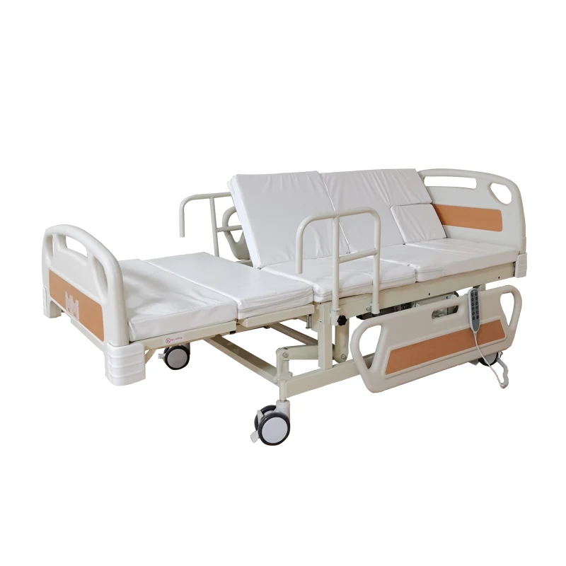 Factory Direct Price Height Adjustable Electric Hospital Bed Rotating Nursing Bed For the Elderly