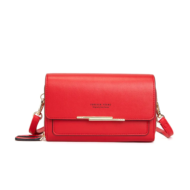 2022 Best selling vintage black pu leather card holder purse business wallet for women fashionable