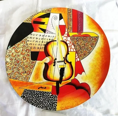 
Cheap price high quality lacquer plates for home decor kitchen tableware Vietnamese lacquerware traditional style 