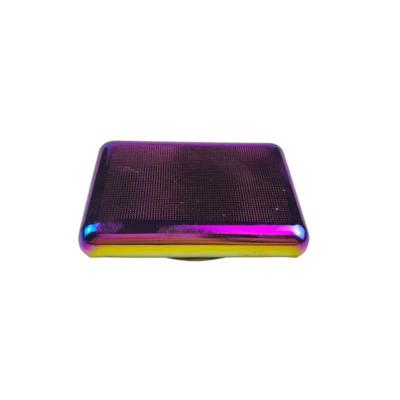 Wholesale dazzling color cigarette box portable moisture proof and pressure proof cigarette box
